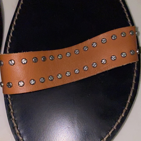 Zadig & Voltaire Tan Sandals w/ Studs - Picture 3 of 10